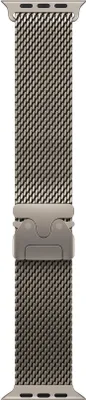 Produktbild von 49mm Natural Titanium Milanese Loop - Large