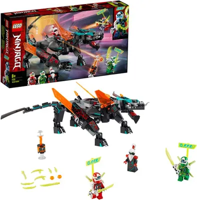 Produktbild von LEGO® Ninjago® 71713 Schwarzer Tempeldrache