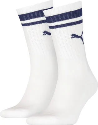 Produktbild von Puma Heritage Stripe Crew Socken 2 Paare Weiß EU 43-46 Mann Weiß EU 43-46