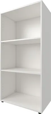 Produktbild von Aktenregal >Trio< in Weiß - 57x113x33cm (BxHxT)