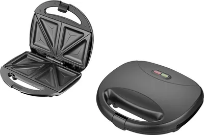 Produktbild von Michelino Sandwichmaker 750 Watt Sandwichtoaster schwarz matt 29068