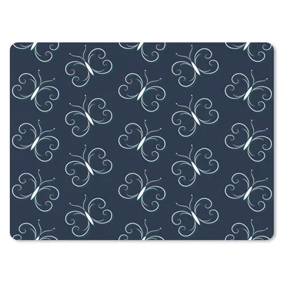 Produktbild von MuchoWow® Mauspad Mousepad Schmetterlinge - Muster - Tiere 40x30 cm - Mousepads - Maus Mat - Pad - Mausunterlage - Anti Rutsch