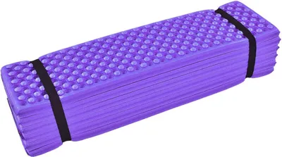 Productafbeelding van Dailygoods - Buitenisolatiemat van schuim - Opvouwbare strandtent - Waterdichte matras - Paars - Lichtgewicht schuimmat - Ideaal voor kamperen - Perfect voor