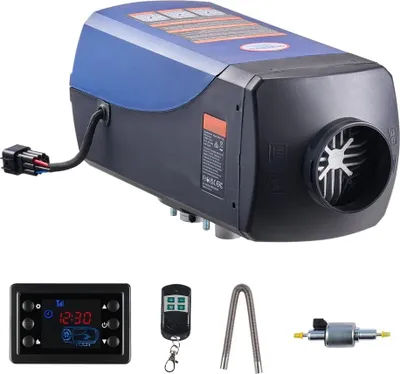 Produktbild von Dieselheizung Lufterhitzer 8 kW DC 12V/24V - Tragbare Standheizung mit Fernbedienung und LCD-Bildschirm - Leise - 10 L Kraftstofftank für Lkw und Wohnmobile