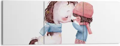 Produktbild von Bild auf Leinwand - Leinwandbild - 3 Teile - Einhorn Mädchen Kinder - 150x50cm - Wand Bild - Wanddeko - Wandbilder - Leinwanddruck - Bilder - Wanddekoration - Leinwand bilder - CA150x50-4733