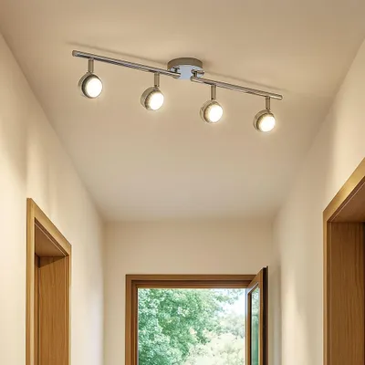 Produktbild von LED Deckenlampe mit beweglichen Spots, Länge 65 cm