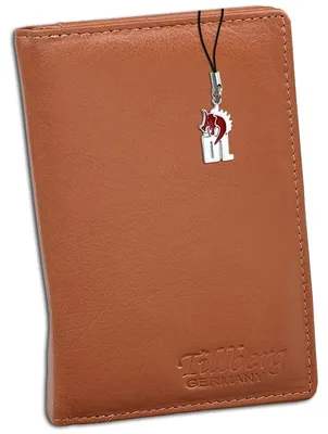 Obrázek produktu pro DragonLeather Dámská peněženka z pravé kůže koňaková hnědá kůže Nappa OPR710C