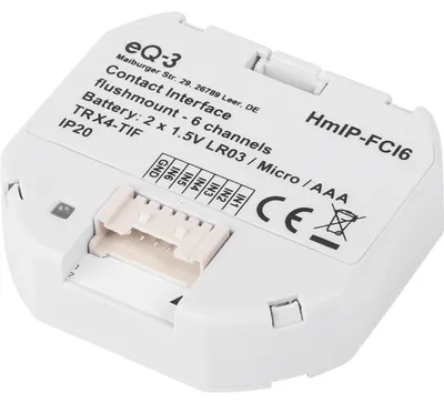 Obrázok produktu pre HOMEMATIC IP Smart Home 153501A0 Kontaktné rozhranie pre zapustenú montáž, 6-zásuvka
