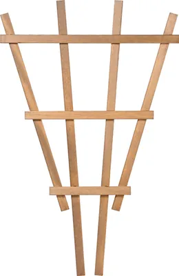 Produktbild von Dekorative Blumentopf-Rankhilfe im 4er-Set, Rankgitter aus Holz, 37 x 1,4 x 59 cm