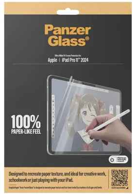 Productafbeelding van PanzerGlass GraphicPaper Ultra-Wide Fit Screenprotector voor de Apple iPad Pro 11 (2025) M5 / (2024) M4