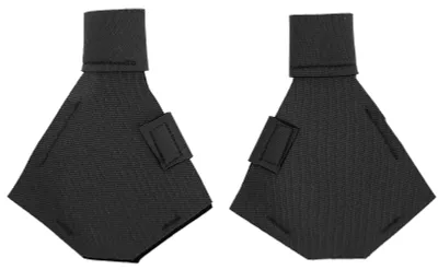 Produktbild von Haustier-Entenschuhe, weich, atmungsaktiv, verhindert Ausrutschen, Pfotenschutz, Gänseschutzstiefel für Zuhause und draußen, Schwarz, M