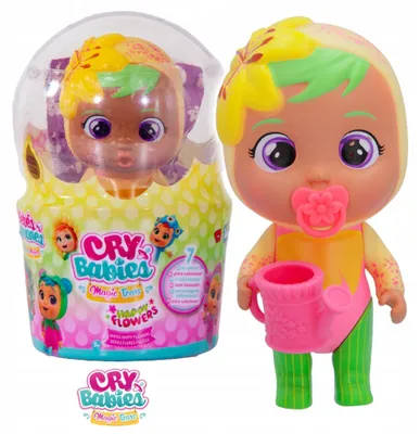 Produktbild von Cry Babies Happy Flowers Olivia Baby-Puppe Mädchenspielzeug