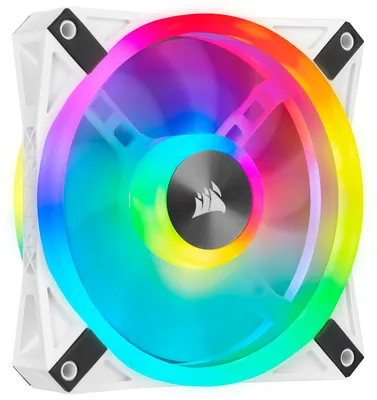 Zdjęcie produktu dla Corsair iCUE QL120, Wentylator, 12 cm, 525 RPM, 1500 RPM, Biały