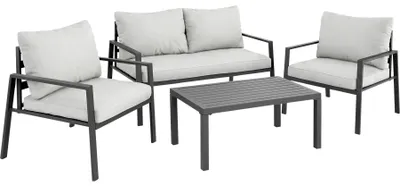 Produktbild von tectake® Sitzgruppe Göteborg mit Tisch