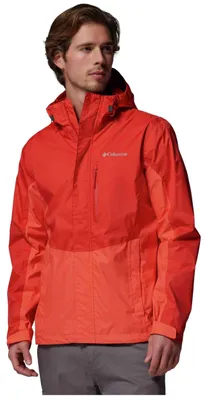 Imagen del producto de Chubasquero Columbia Chaqueta con capucha Columbia Pouring Adventure III naranja vivo para Hombre