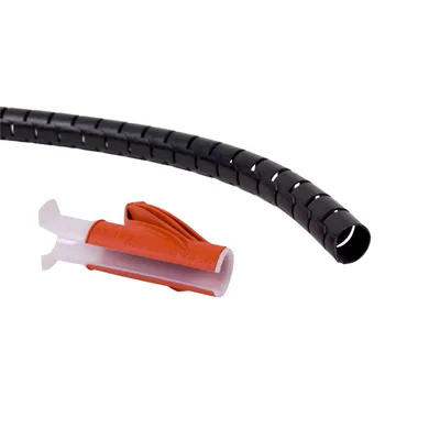 Produktbild von Kabelschlucker Addit 15 mmx3 m + Einzugshilfe 733 schwarz