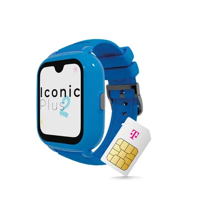 Produktbild von Telekom Iconic Plus 2 Kinder Smartwatch in Bubble Blue mit Telekom Tarif