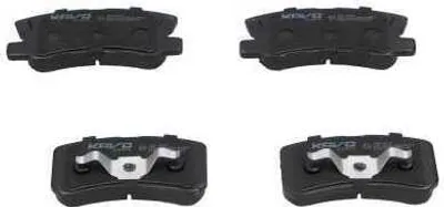Produktbild von KAVO PARTS KBP-5515 Bremsbeläge Satz Hinten Bremsklötze für MITSUBISHI ASX (GAW) für JEEP COMPASS (MK49)