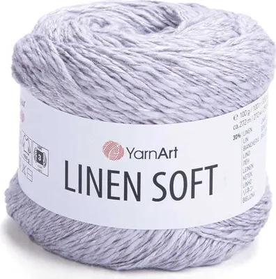 A ball of grey yarn with a white label.