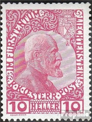 Produktbild von Briefmarken Liechtenstein 1912 Mi 2y gewöhnliches Papier gestempelt Freimarke