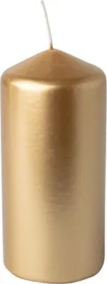 Zdjęcie produktu dla PAPSTAR  13668 PAPSTAR Weihnachts-Stumpenkerze, 60 mm, gold