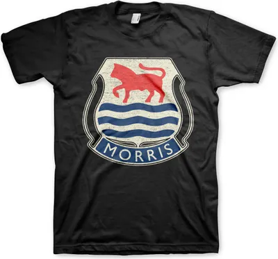 Produktbild von Morris Vintage Logo T-Shirt - Small - Black