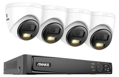 Zdjęcie produktu dla System kamer monitoringu - 4K Ultra HD - Kamera 8MP - Dwuwayerowa komunikacja audio - Do użytku na zewnątrz - Kamera monitoringu