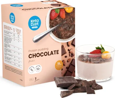 Produktbild von Eiweißpudding – Schokolade mit hohem Protein- und Ballaststoffgehalt (7 Portionen)