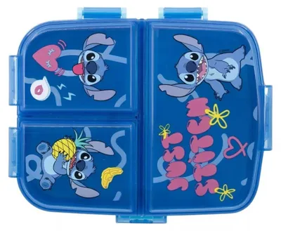 Image de Boîte à lunch Disney Lilo et Stitch à plusieurs compartiments,