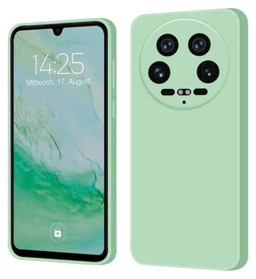 Produktbild von Hülle für Xiaomi 14 Ultra Case Cover Bumper Smartphone Softgrip Schutzhülle Farbe: Türkis