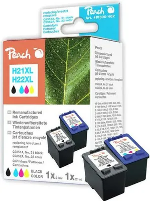 Immagine prodotto di Peach PI300-402 Patrone Peach SparPack HP NR.21XL NR.22XL  bk/c   Comp.