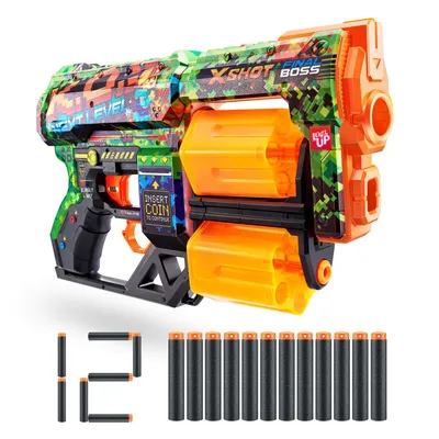 Produktbild von Zuru XXSHOT - Skins Dread Blaster mit Darts 36517