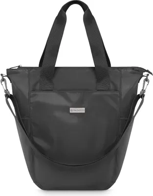 Produktbild von Zagatto ZG839 Damen Schwarz Umhängetasche geräumig ZG705 Shopper Tasche Shoppertaschen Einkaufstasche Arbeitstasche Umhängetaschen Tasche mit Schulterriemen