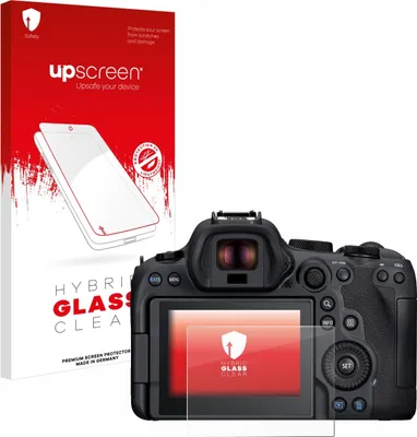 Produktbild von upscreen Schutzglas für Canon EOS R6 Mark II Schutzfolie Panzer Folie Glas Display Schutz klar