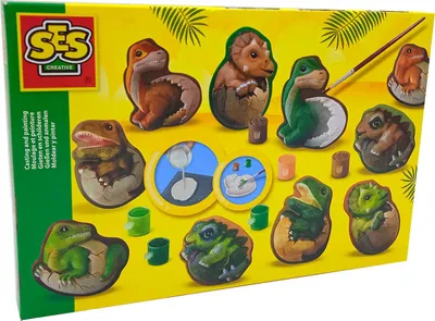Image de Moulages en plâtre - Dinosaures