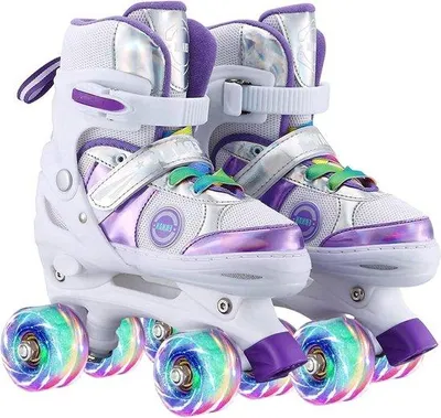 Produktbild von Famanu Inline Skates Kinder - Verstellbar - Lila - Größe S EU31-34