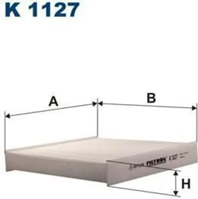 Obrázek produktu pro Kabinový filtr FILTRON K 1127