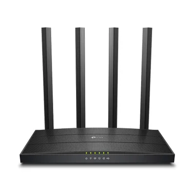 Obrázek produktu pro TP-Link Archer C6U, Wi-Fi 5 (802.11ac), Dvoupásmový (2,4 GHz / 5 GHz), Připojení na síť Ethernet, Černá, Stolní router