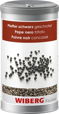 Image de WIBERG 1093833007 WIBERG Pfeffer schwarz geschrotet Gewürz, 515,0 g