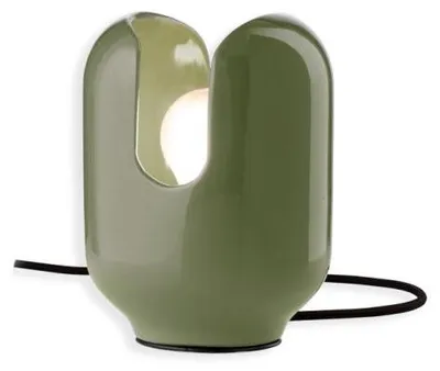 Produktbild von Vintage Deco Batucada Keramik Salbei Grün 1 Licht E27