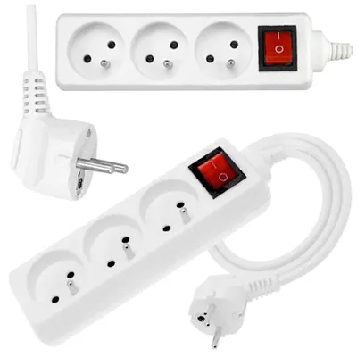 Zdjęcie produktu dla Elgotech 5902694053032, 3 m, Wewnętrzna, IP20, 3 mm², Polichlorek winylu (PVC), Biały