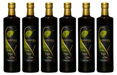 Produktbild von Ventura - Olivenöl Extra Vergine Italienisch kalt extrahiert - 6 Flaschen à 0,75 L