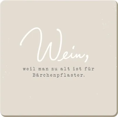 Produktbild von 6er Set rutschfeste Kork Untersetzer für Weingläser, 9,5 x 9,5 cm