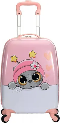 Produktbild von Famanu Kinderkoffer Trolley - Rosa, 48 cm