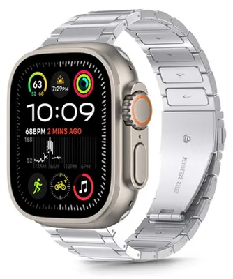 Produktbild von Tech-Protect Edelstahl Classic Apple Watch 6 / 7 / 8 / 9 / 10 / Se / Ultra 1 / 2 (44 / 45 / 46 / 49 Mm) Silber