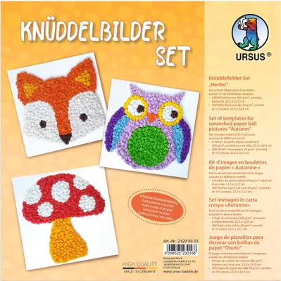 Produktbild von URSUS Knüddelbilder Set Herbst