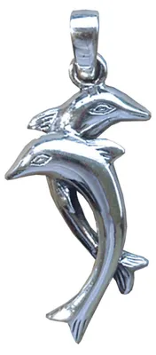Produktbild von Anhänger "Delphine zus. springend" Silber 925 2,5g