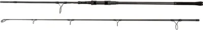 Two views of a fishing rod against a white background.