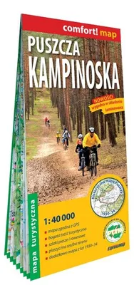 Immagine prodotto di Mappa turistica laminata di Puszcza Kampinoska 1:40 000
