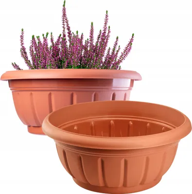 Produktbild von KADAX Doniczka Donica misa Ogrodowa Terakota 20cm 2szt